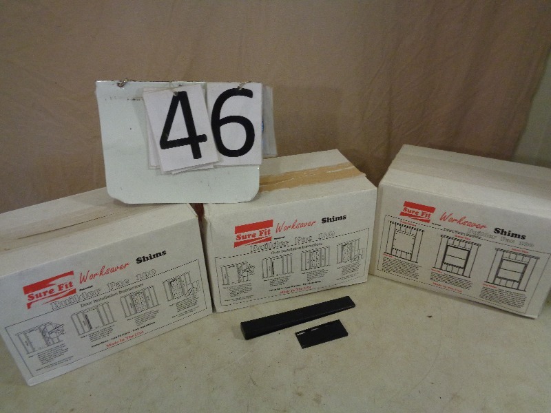 lot 46 image: 3 Boxes of Construction Shims