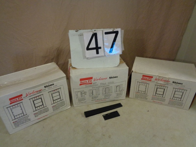 lot 47 image: 3 Boxes of Construction Shims