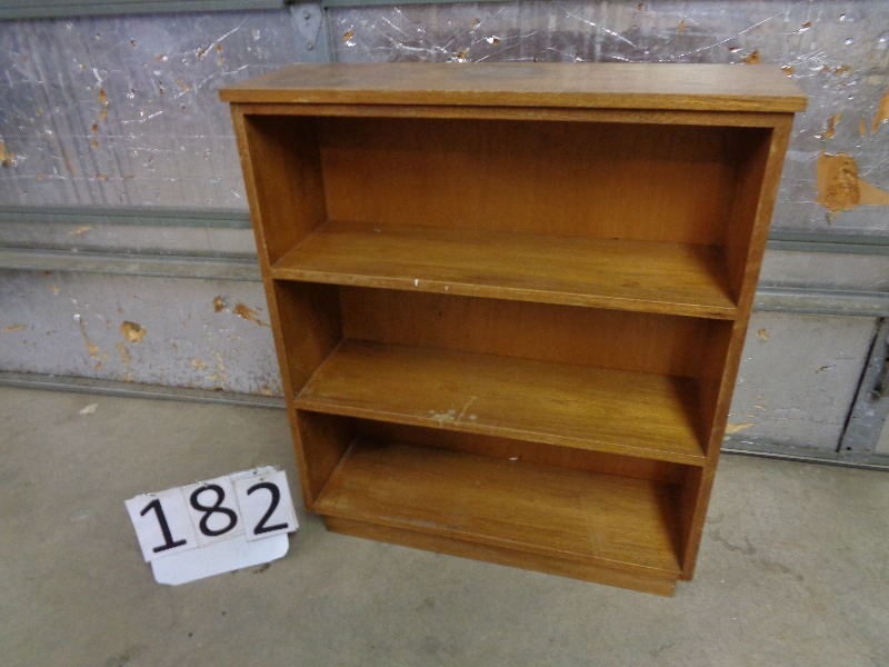 lot 182 image: Wood Bookshelf