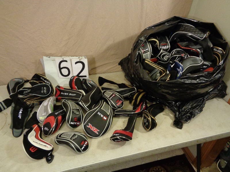 lot 62 image: Bag of New Golf Club Covers