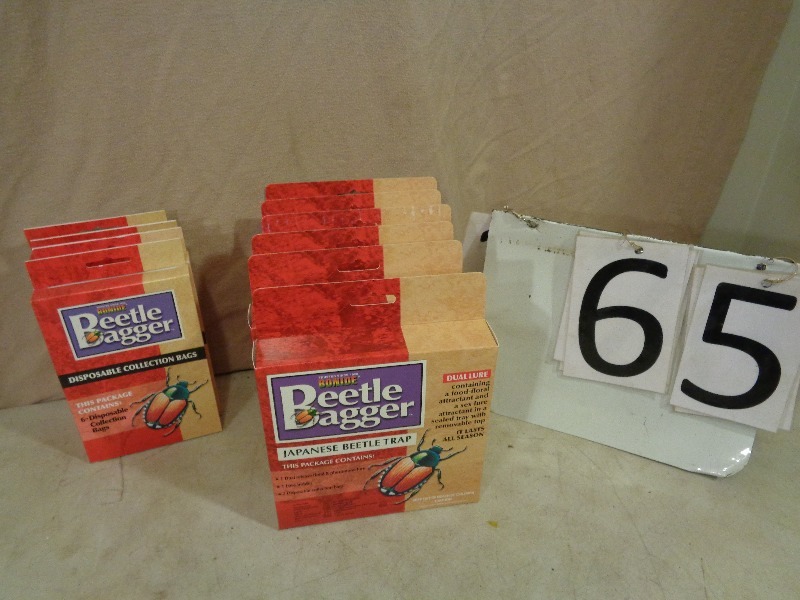 lot 65 image: Bonide Beetle Bagger Beetle Traps