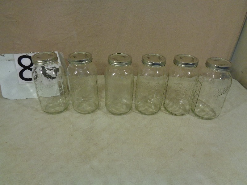 lot 86 image: Large Ball Canning Jars