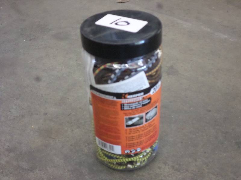 lot 10 image: New 20-Pack Of Assorted Bungee Stra...