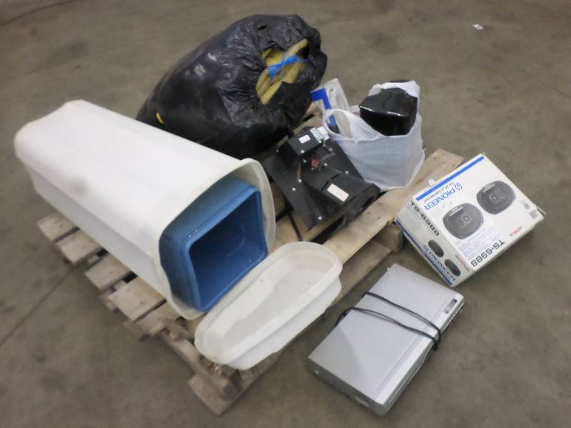 lot 32 image: Pallet Lot (2) Water Softener Bins...