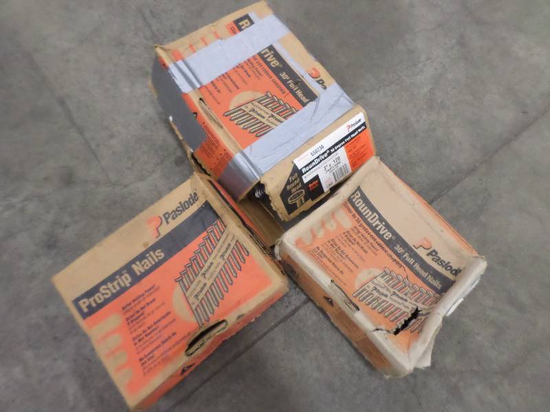 lot 35 image: (3) Partial Boxes Of Paslode Strip ...