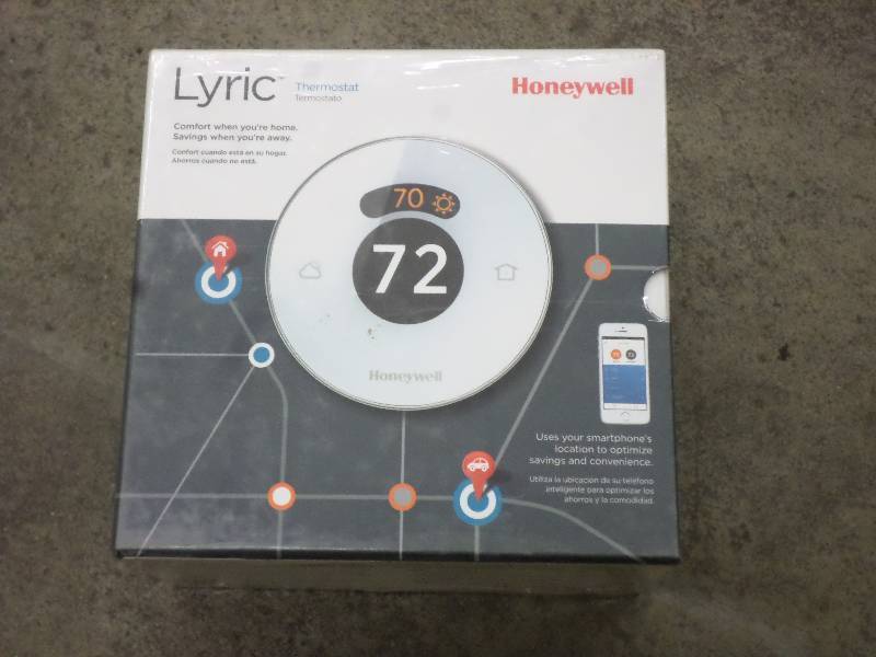 lot 55 image: New Honeywell Lyric Smart Thermosta...