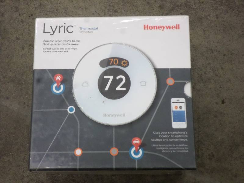 lot 57 image: New Honeywell Lyric Smart Thermosta...