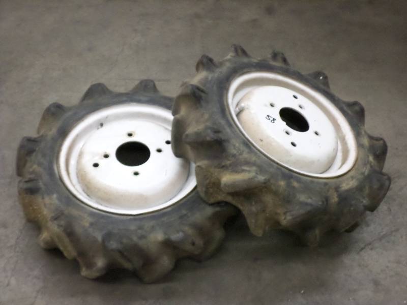 lot 58 image: (2) 5-12 Agricultural Tractor Tires...