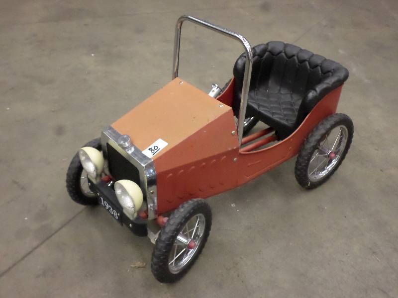 lot 80 image: Vintage Pedal Car--Missing Steering...