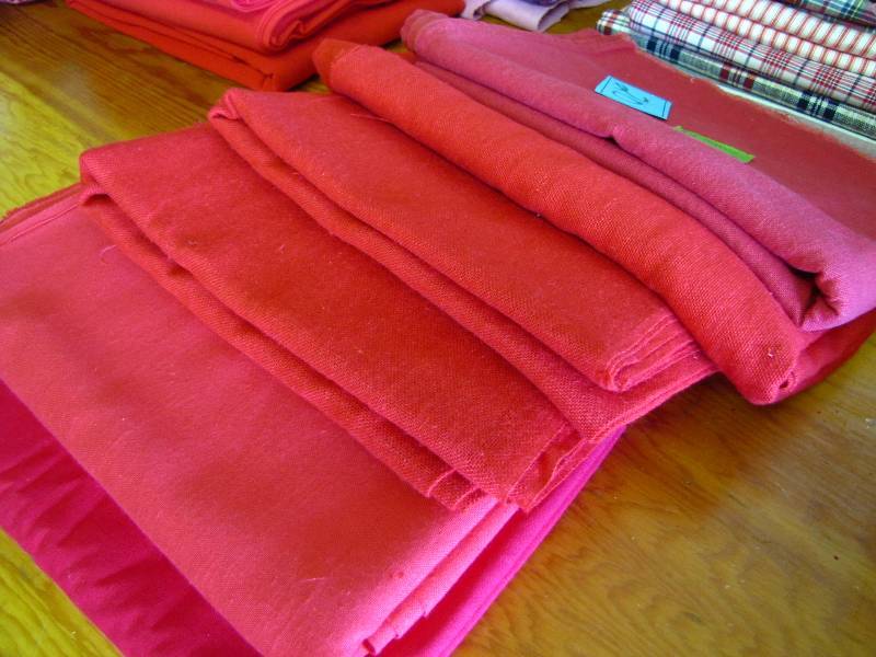 new unused fabric purchased for a project