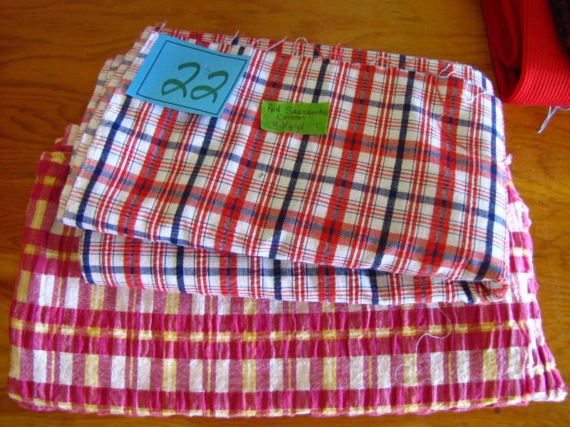 new unused fabric purchased for a project