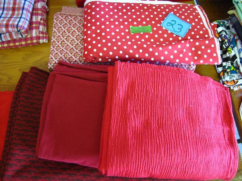 new unused fabric purchased for a project