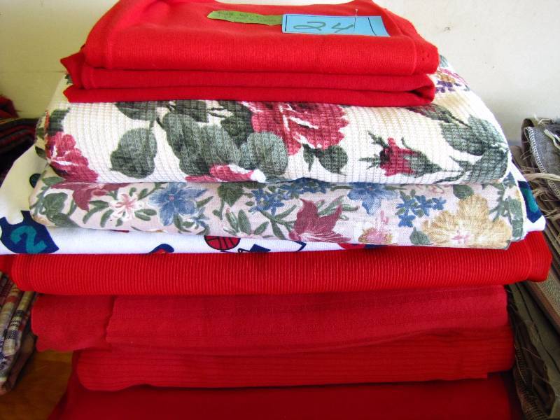 new unused fabric purchased for a project