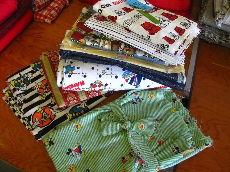 new unused fabric purchased for a project
