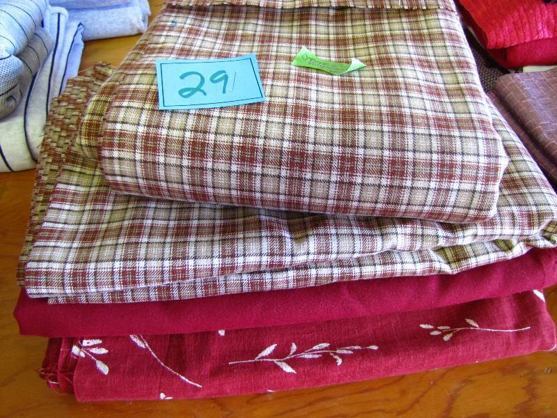 new unused fabric purchased for a project