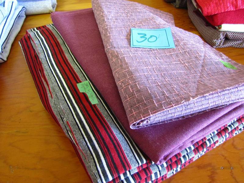 new unused fabric purchased for a project