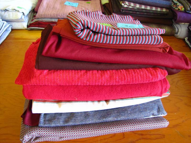 new unused fabric purchased for a project