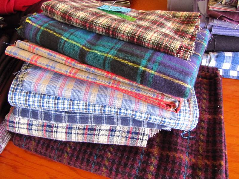 new unused fabric purchased for a project