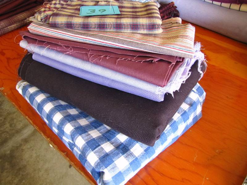 new unused fabric purchased for a project