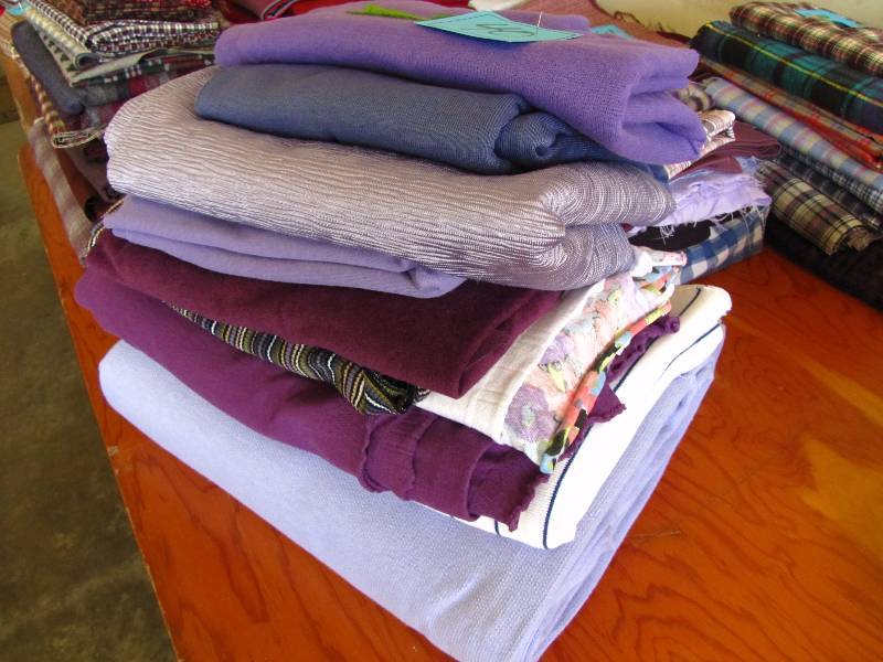 new unused fabric purchased for a project