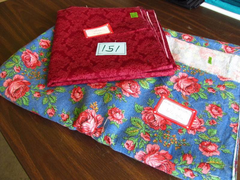 new unused fabric purchased for a project see photos