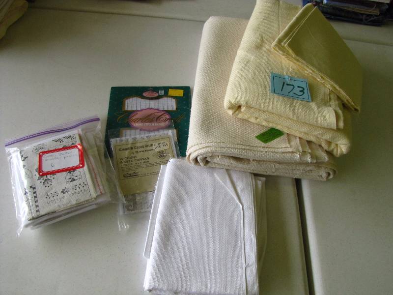 new unused cross stitch fabric purchased for a project see photos