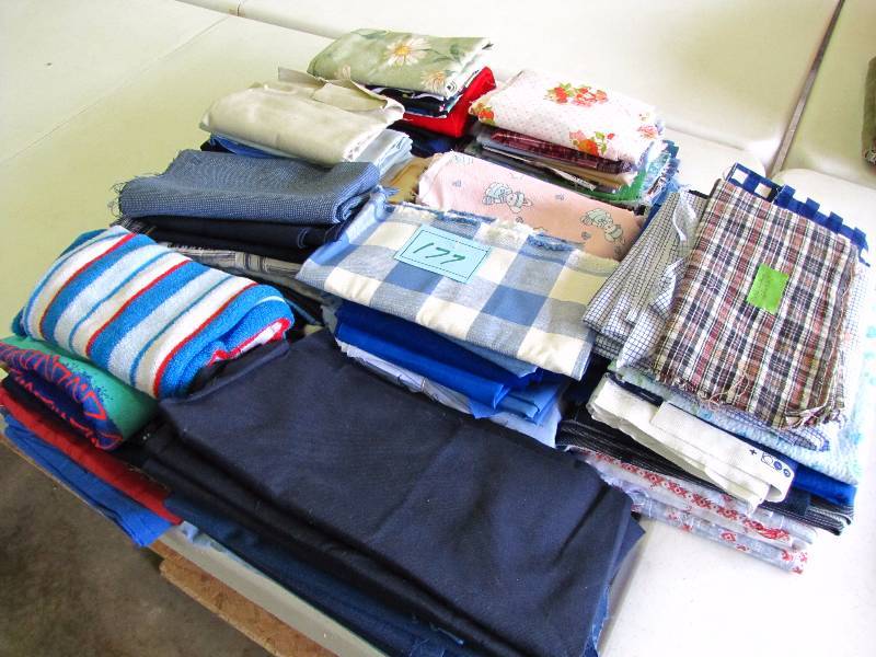 new unused fabric purchased for a project see photos