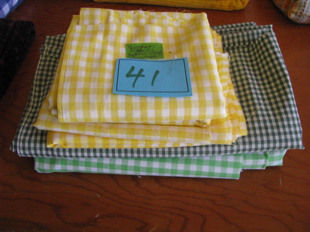 new unused fabric purchased for a project
