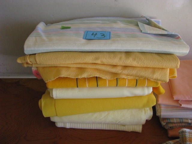 new unused fabric purchased for a project