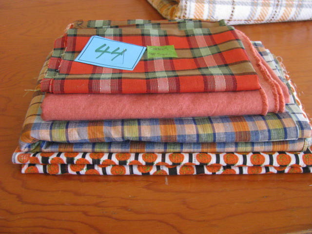 new unused fabric purchased for a project