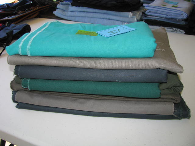new unused fabric purchased for a project