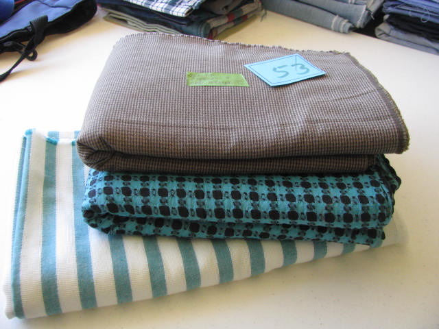 new unused fabric purchased for a project