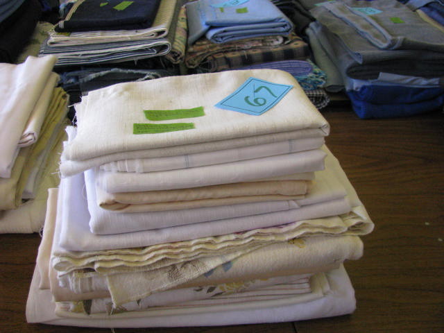 new unused fabric purchased for a project