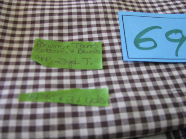new unused fabric purchased for a project