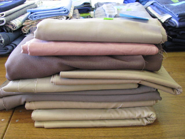 new unused fabric purchased for a project