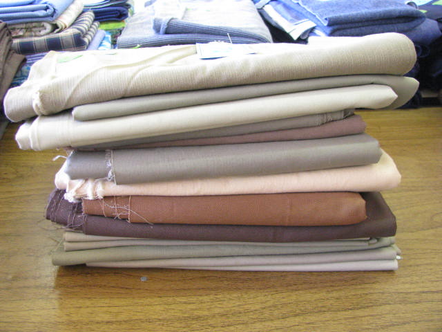 new unused fabric purchased for a project