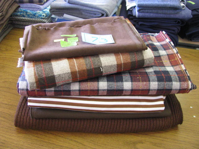 new unused fabric purchased for a project