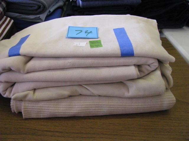 new unused fabric purchased for a project