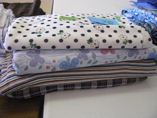 new unused fabric purchased for a project