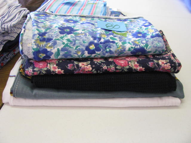 new unused fabric purchased for a project
