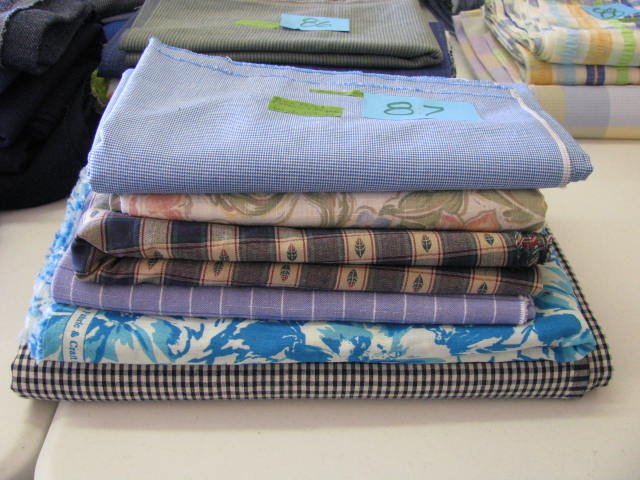 new unused fabric purchased for a project