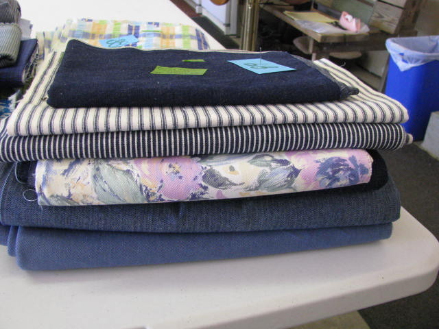new unused fabric purchased for a project