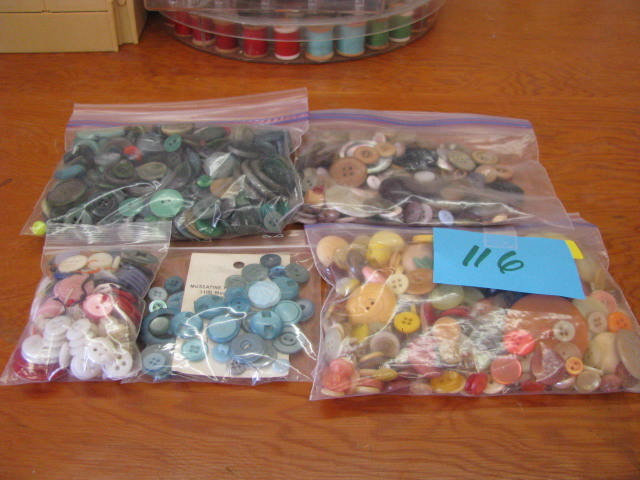 colorful button lot
