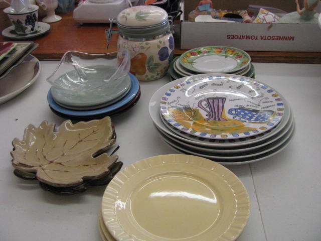 ceramic serving plates and bowls