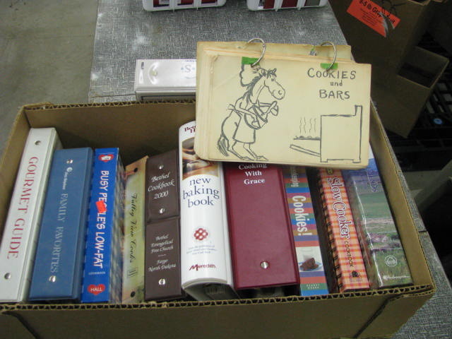 cookbooks see photos for titles
