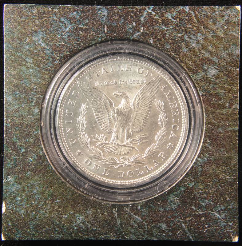 1896 MORGAN SILVER DOLLAR AU