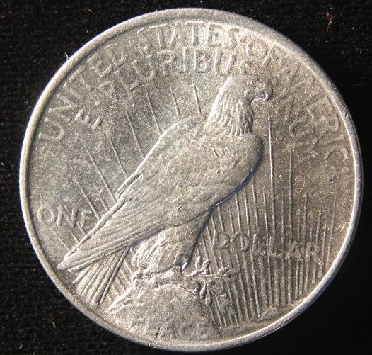 1924 PEACE SILVER DOLLAR XF