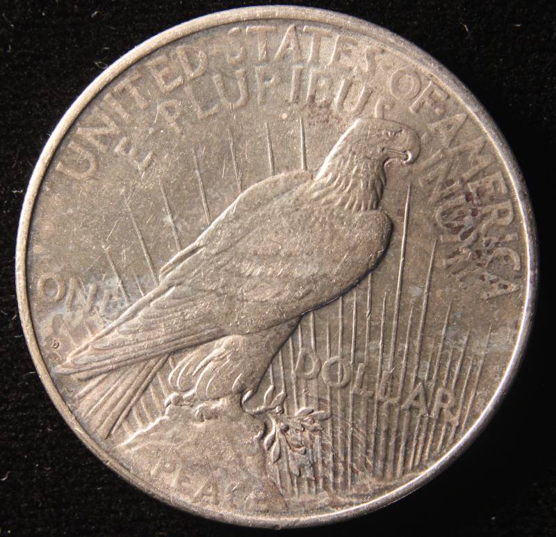 1926 D PEACE SILVER DOLLAR XF