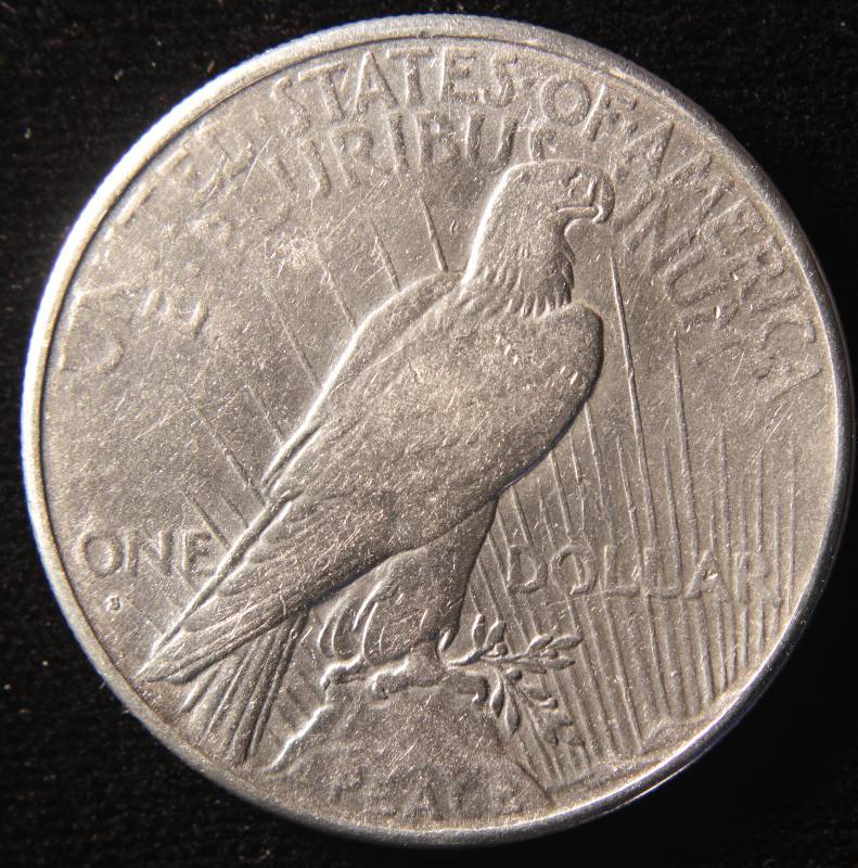 1926 S PEACE SILVER DOLLAR XF DETAILS