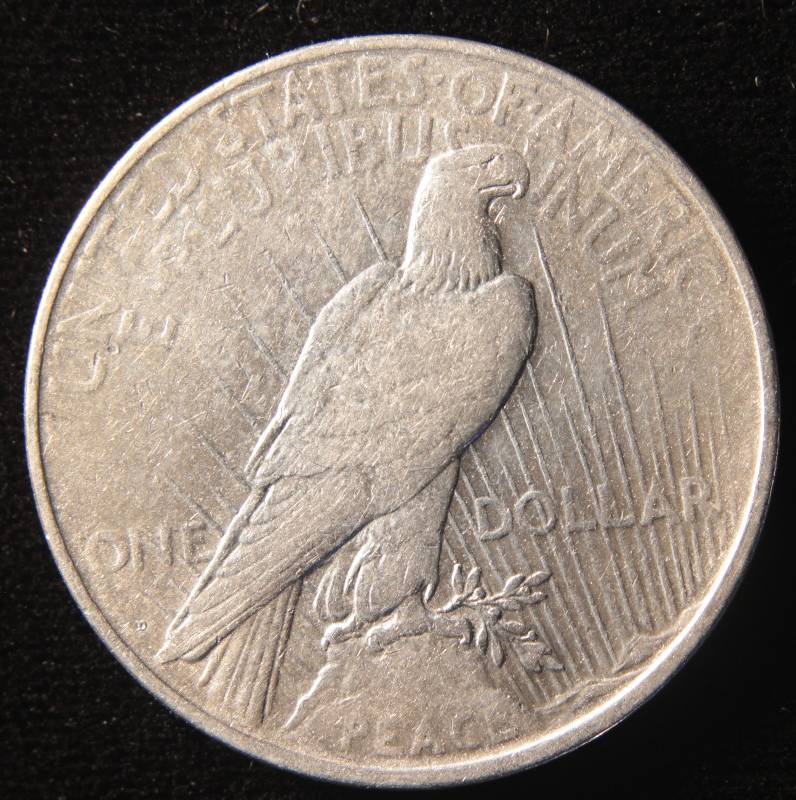 1927 D PEACE SILVER DOLLAR FINE DETAILS